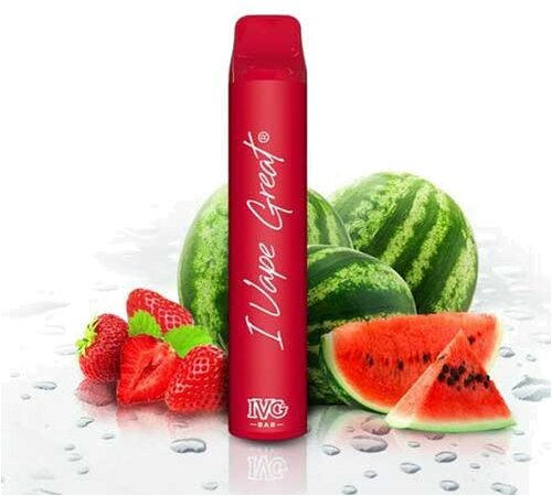 IVG Bar 800 Strawberry-Watermelon Aroma Einweg E-Shisha 20mg Nikotin