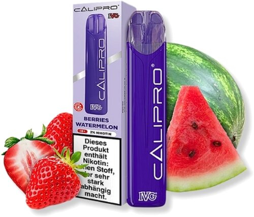 IVG Calipro Einweg E-Zigarette Berries Watermelon 20mg