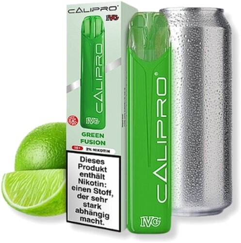IVG Calipro Einweg E-Zigarette Green Fusion 20mg