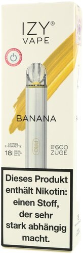 IZY Pro Vape Einweg E-Zigarette Banana 18mg