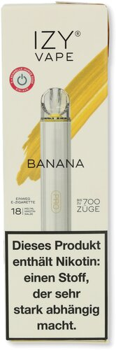 IZY Pro Vape Einweg E-Zigarette Banana 18mg