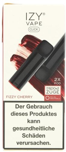 IZY Vape Click 2.0 Fizzy Cherry Prefilled Pods 2x2ml 0mg IZY Vape Click 2.0 Fizzy Cherry Prefilled Pods 2x2ml 0mg