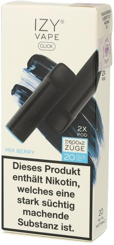 IZY Vape Click 2.0 Mix Berry Prefilled Pods 2x2ml 20mg