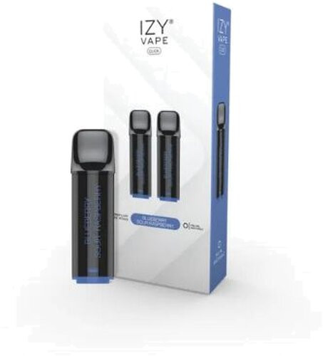IZY Vape Click Blueberry Sour Raspberry Prefilled Pods 2x2ml 0mg IZY Vape Click Blueberry Sour Raspberry Prefilled Pods 2x2ml 0mg