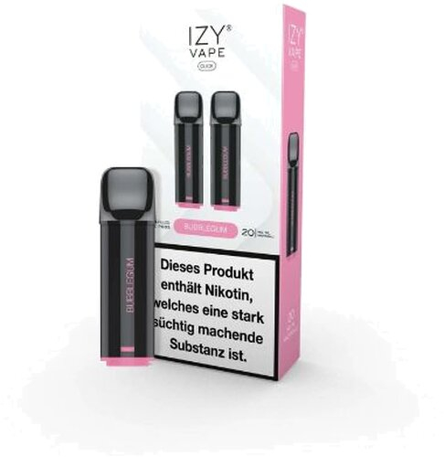 IZY Vape Click Bubblegum Prefilled Pods 2x2ml 20mg IZY Vape Click Bubblegum Prefilled Pods 2x2ml 20mg