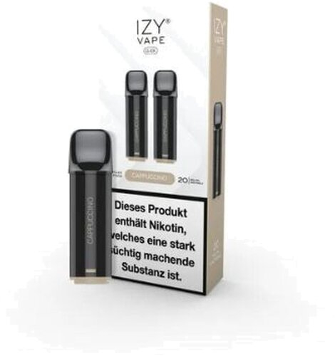 IZY Vape Click Cappuccino Prefilled Pods 2x2ml 20mg
