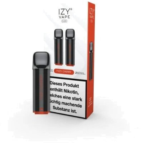 IZY Vape Click Fizzy Cherry Prefilled Pods 2x2ml 20mg IZY Vape Click Fizzy Cherry Prefilled Pods 2x2ml 20mg