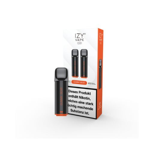 IZY Vape Click Gummy Bear Prefilled Pods 2x2ml 20mg IZY Vape Click Gummy Bear Prefilled Pods 2x2ml 20mg