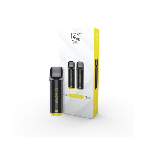 IZY Vape Click Lemon Ice Prefilled Pods 2x2ml 0mg IZY Vape Click Lemon Ice Prefilled Pods 2x2ml 0mg