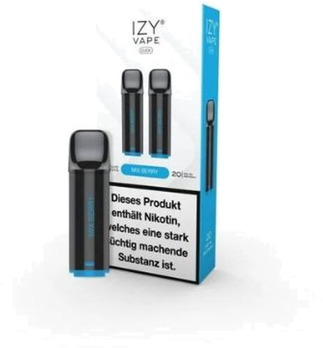 IZY Vape Click Mix Berry Prefilled Pods 2x2ml 20mg IZY Vape Click Mix Berry Prefilled Pods 2x2ml 20mg
