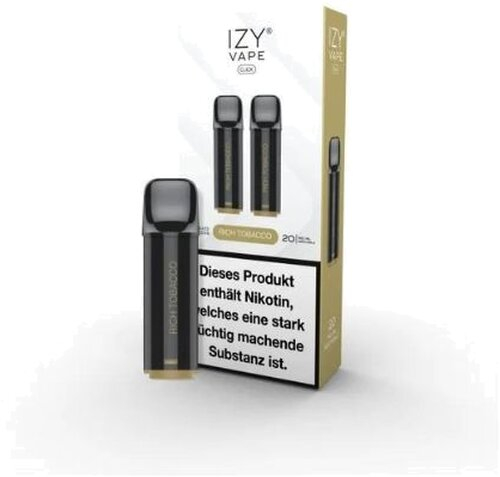 IZY Vape Click Rich Tobacco Prefilled Pods 2x2ml 20mg IZY Vape Click Rich Tobacco Prefilled Pods 2x2ml 20mg