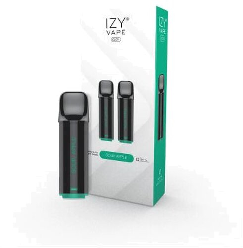 IZY Vape Click Sour Apple Prefilled Pods 2x2ml 0mg