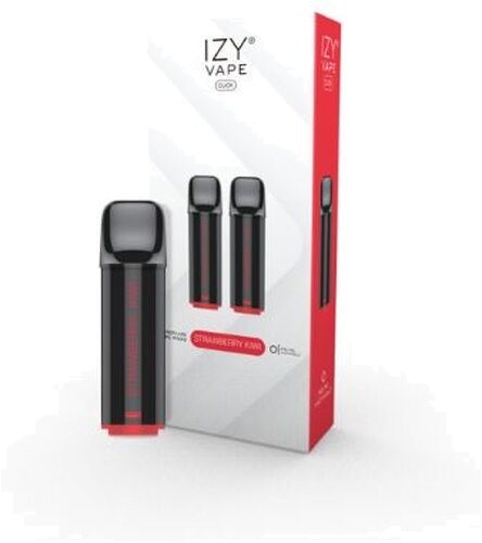 IZY Vape Click Strawberry Kiwi Prefilled Pods 2x2ml 0mg IZY Vape Click Strawberry Kiwi Prefilled Pods 2x2ml 0mg