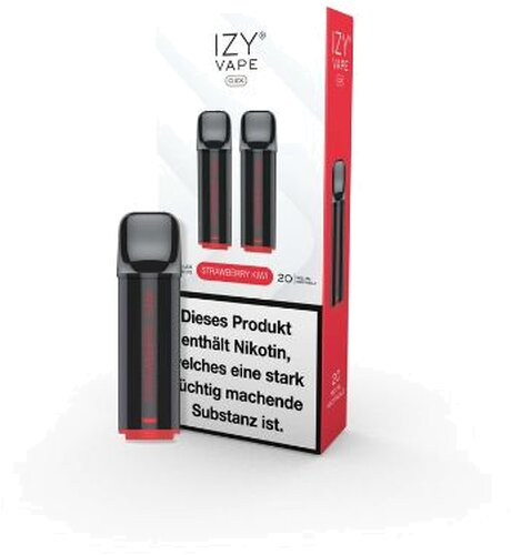 IZY Vape Click Strawberry Kiwi Prefilled Pods 2x2ml 20mg