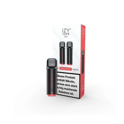 IZY Vape Click Triple Melon Prefilled Pods 2x2ml 20mg IZY Vape Click Triple Melon Prefilled Pods 2x2ml 20mg