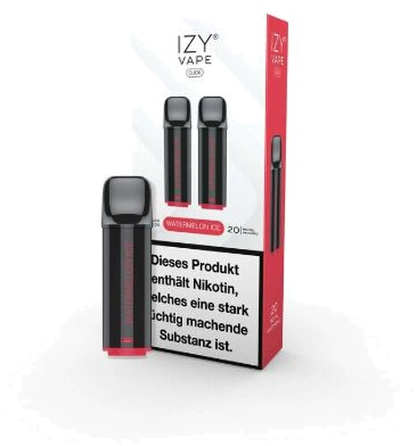 IZY Vape Click Watermelon Ice Prefilled Pods 2x2ml 20mg IZY Vape Click Watermelon Ice Prefilled Pods 2x2ml 20mg