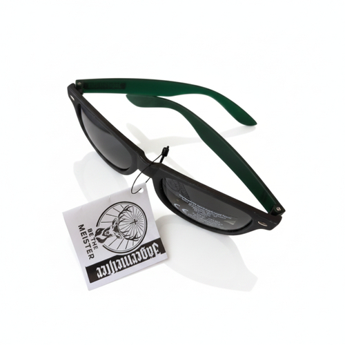 Jägermeister Sonnenbrille Schwarz / Grün