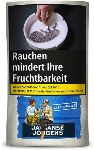 Javaanse Jongens Tabak Halfzware ohne Aromazusätze 30g Päckchen Zigarettentabak