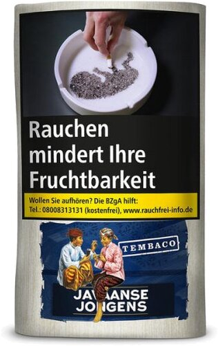 Javaanse Jongens Tabak Tembaco ohne Aromazusätze 30g Päckchen Zigarettentabak Javaanse Jongens Tabak Tembaco ohne Aromazusätze 30g Päckchen Zigarettentabak