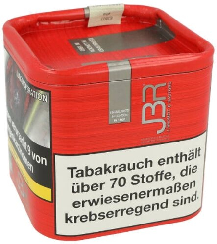 JBR Tabak John Brumfit & Radford 50g Dose Zigarettentabak JBR Tabak John Brumfit & Radford 50g Dose Zigarettentabak