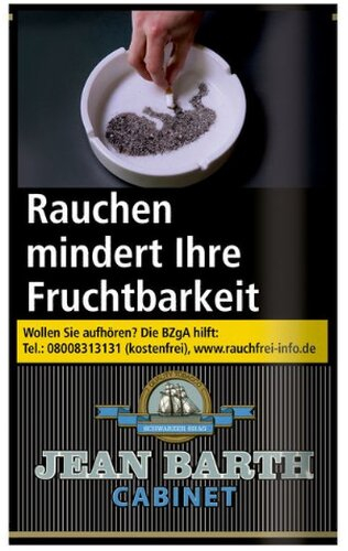 Jean Barth Tabak Schwarzer Shag 35g Päckchen Zigarettentabak