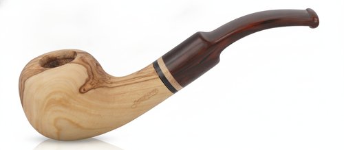 Jean Claude Olivenholz Pfeife Mundstücke in Cumberland-Design Nr.10