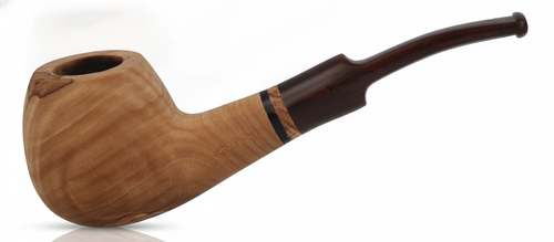 Jean Claude Olivenholz Pfeife Mundstücke in Cumberland-Design Nr.7