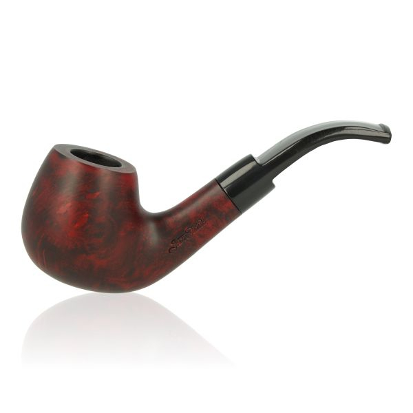 Jean Claude Pfeife Nr. 32 Rot/Schwarz