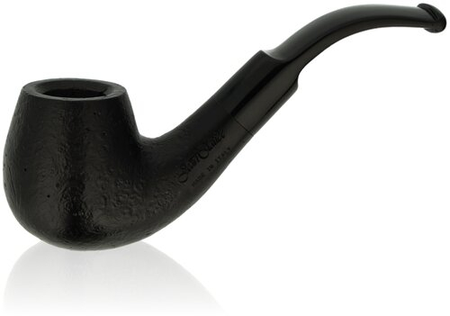 Jean Claude Pfeife Nr. 40 schwarz Teils-Sandgestrahlt Jean Claude Pfeife Nr. 40 schwarz Teils-Sandgestrahlt