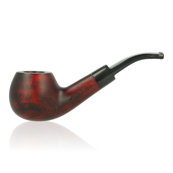 Jean Claude Pfeife Nr.10 Rot-Schwarz