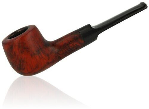 Jean Claude Pfeife Nr.72 Orange/Schwarz Glatt