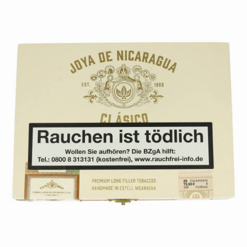 Joya de Nicaragua Clásico Piccolino Zigarren 25Stk. Joya de Nicaragua Clásico Piccolino Zigarren 25Stk.