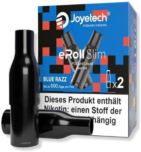 Joyetech eRoll Slim Blue Razz Prefilled Pod 2x2ml 20mg
