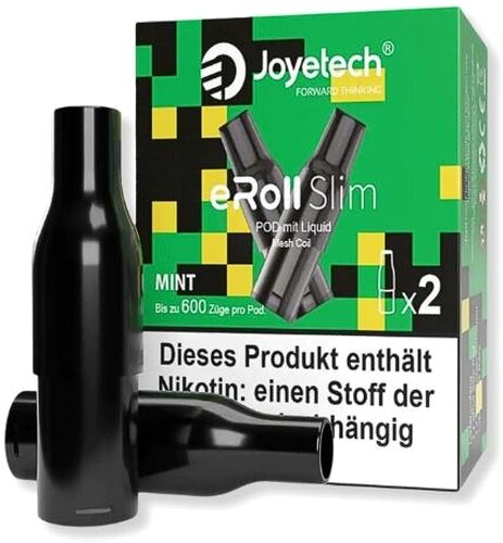 Joyetech eRoll Slim Mint Prefilled Pod 2x2ml 20mg