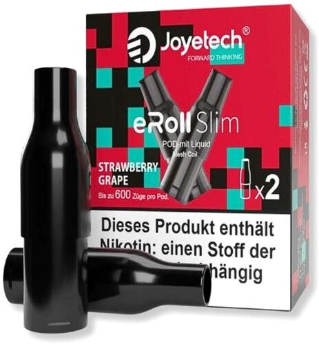 Joyetech eRoll Slim Strawberry Grape Prefilled Pod 2x2ml 20mg