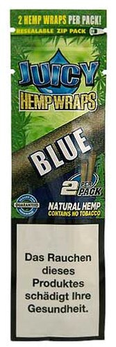 Juicy Blunts Hemp Wraps Blue 2Stk.