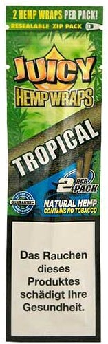 Juicy Blunts Hemp Wraps Tropical (Passion) 2Stk. Juicy Blunts Hemp Wraps Tropical (Passion) 2Stk.