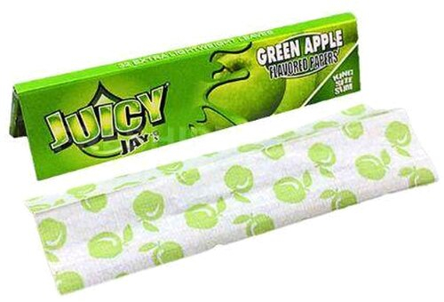 Juicy Jays King Size Slim Zigarettenpapier Green Apple 32 Stück mit Geschmack