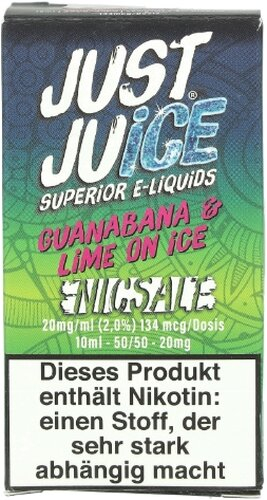 Just Juice Nikotinsalz Liquid Guanabana & Lime on Ice 20mg