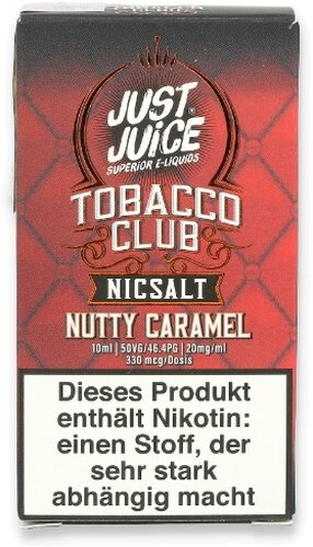 Just Juice Nutty Caramel Nikotinsalz Liquid 20mg