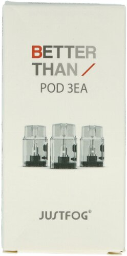 Justfog Better Than Pod 1,0Ohm Head 3Stk. Justfog Better Than Pod 1,0Ohm Head 3Stk.