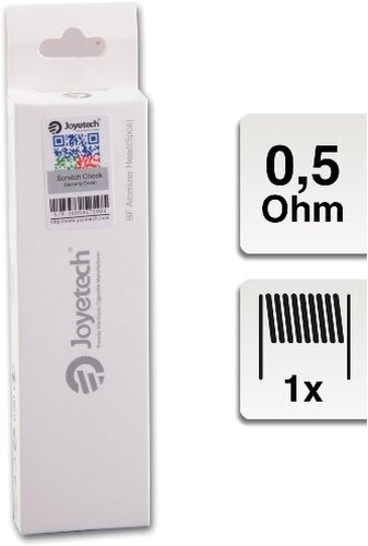 E-Verdampferkern Joyetech BF SS316 0,5 Ohm 5 Stück