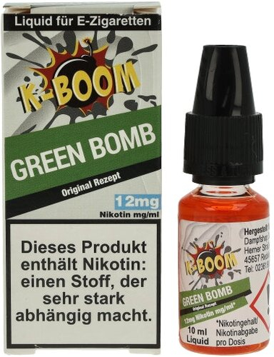 K-BOOM Green Bomb Original Rezept Liquid 10 ml 12mg