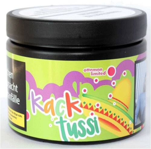 Kack Tussi Shisha Tabak 200g Dose Kack Tussi Shisha Tabak 200g Dose