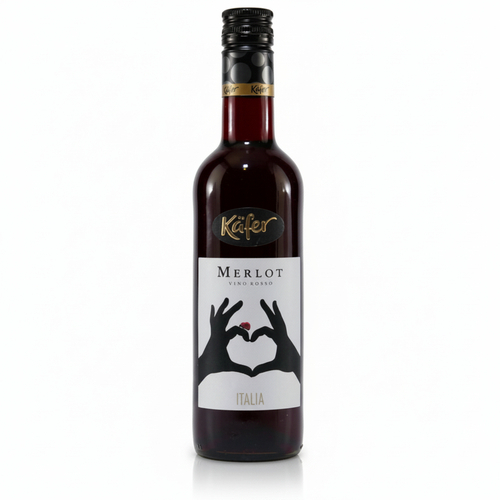 Käfer Merlot IGT rot trocken 0,25l Glasflasche