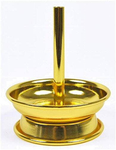 Kaminaufsatz Metall für Shishakopf Gold 6,8cm Kaminaufsatz Metall für Shishakopf Gold 6,8cm
