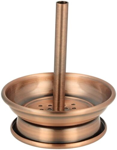 Kaminaufsatz Metall für Shishakopf Kupfer-Gebürstet 6,8cm Kaminaufsatz Metall für Shishakopf Kupfer-Gebürstet 6,8cm