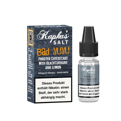 Kapkas Flava Salt Bad Juju Nikotinsalz Liquid 20 mg Kapkas Flava Salt Bad Juju Nikotinsalz Liquid 20 mg