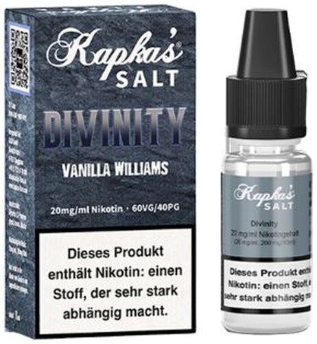 Kapkas Flava Salt Divinity Nikotinsalz Liquid 20 mg Kapkas Flava Salt Divinity Nikotinsalz Liquid 20 mg