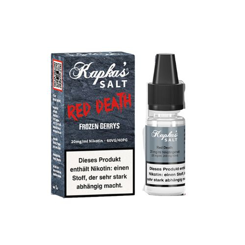 Kapkas Flava Salt Red Death Nikotinsalz Liquid 20 mg Kapkas Flava Salt Red Death Nikotinsalz Liquid 20 mg